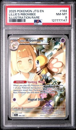 Lillie's Ribombee graded PSA 8 for sale on eBay