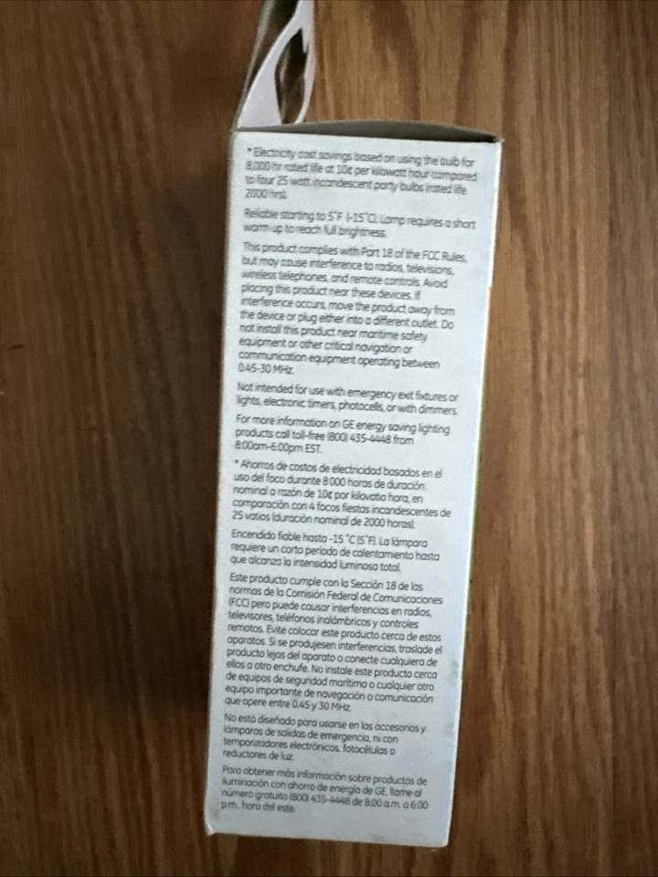 GE Lighting 78958 Energy Smart CFL Party Light 13-Watt Orange 1-Pack Naranjado - Image 4 of 4