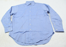 Vintage Polo Ralph Lauren REGENT Shirt Mens 16.5 Blue Long Sleeve Button-Up