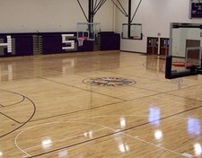 7,500 Sqft Pre Finished Basketball Gym Floor