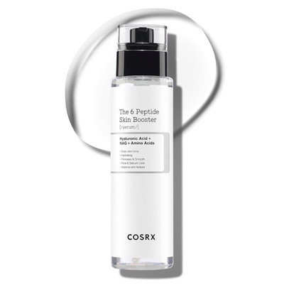 6X Peptide Collagen Skin Booster Toner Serum for Dull & Uneven Skin, Preps Skin