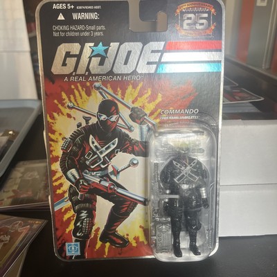 Hasbro Gi Joe 25th Anniversary Commando Snake Eyes