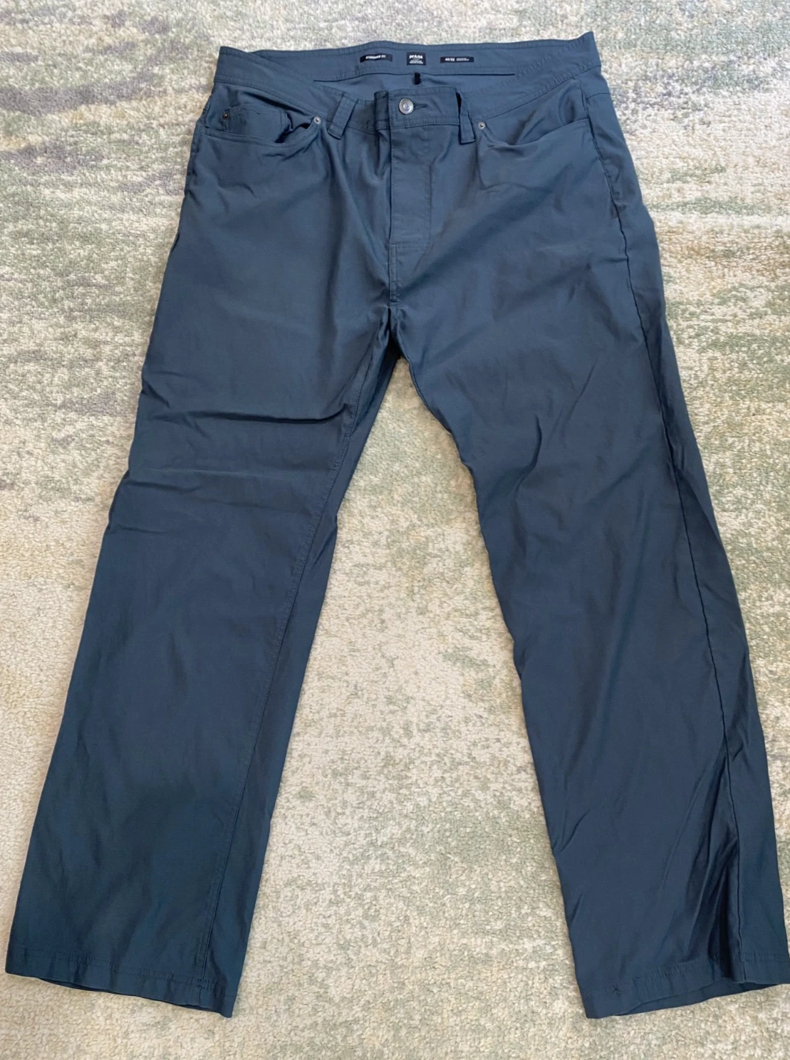 Prana Pants Size 40 x 32 Blue BRION II Standard Straight Pants Outdoors Hiking