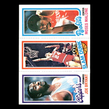 Moses Malone/Bobby Jones/Joe Bryant #107/263/217 1980 Topps Basketball Card NBA