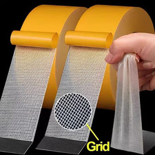 Sale Super Strong Fixation Double Sided Tape Heavy Duty Translucent Mesh Waterpr