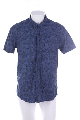 in extenso Kurzarm-Hemd XL blau