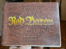 Red Baron Historical Overview Control Documentation Game Manual 1990 Very RARE