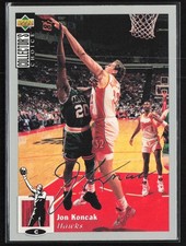 1994-95 UD Collector's Choice Silver Signature Jon Koncak Atlanta Hawks #108