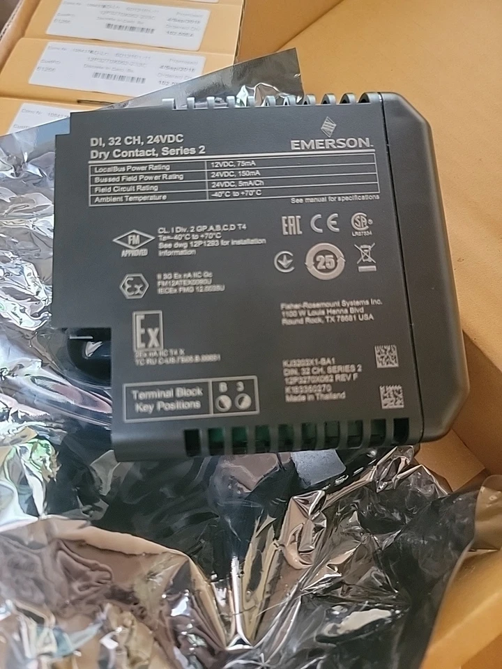 Emerson DeltaV KJ3203X1-BA1 Discrete In Card, 32 Ch 12P3270X062-233C - Image 4 of 4