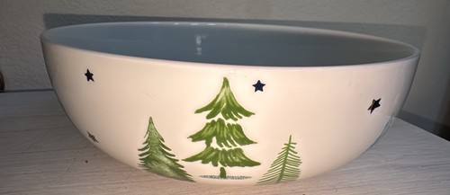 Retired & Discontinued LENOX Balsam Lane Round Serving Bowl 9.5” Christmas - Picture 2 of 10