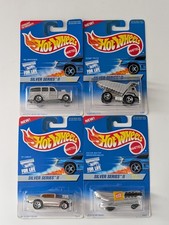 Lot of 4 1996 Hot Wheels Silver Series II Complete Set Full Run Chrome Silver