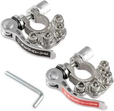 SINGARO Car Battery Terminal Connector, 4 Way Positive and Negative Pole Quick