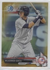 2017 Bowman Chrome Prospects Gold Refractor 32/50 Wilkerman Garcia #BCP147 s3g