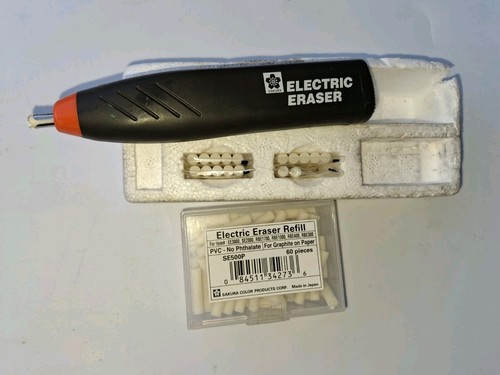 Sakura brand electric eraser with refills.Product: Sakura Electric Eraser and