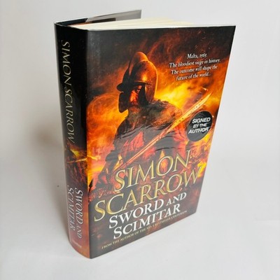 Sword & Scimitar Simon Scarrow - Signed Headline 2012 Historical Fiction Novel