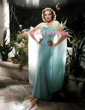 MARLENE DIETRICH #181 ANGEL 1936 COLORIZED PHOTO 11 X 8.5 SHIPS FREE