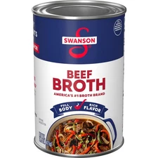 SWANSON S 100 Natural, Gluten-Free Beef Broth, 14.5 Oz Can
