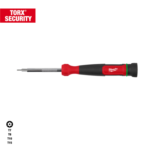 Milwaukee Tool 4-in-1 TORX Security Precision Multi-Bit Screwdriver - Picture 1 of 5