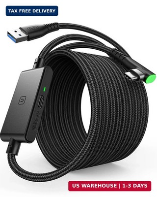 INIU Link Cable, 16FT High Speed Data Transfer VR Cable, USB 3.0 Type C Charger 