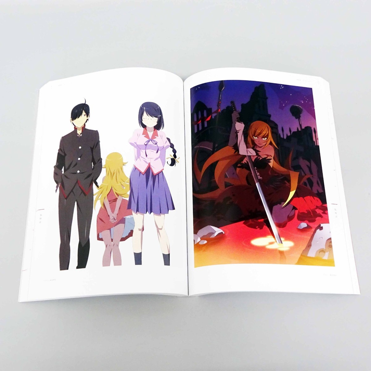 Bakemonogatari Animation 10th Anniversary Illustration Works Art