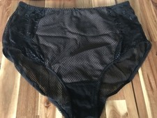 Elomi Charley Brief Full Knicker Comfortable Full Figure Ligerie 4388 UK 14 blac