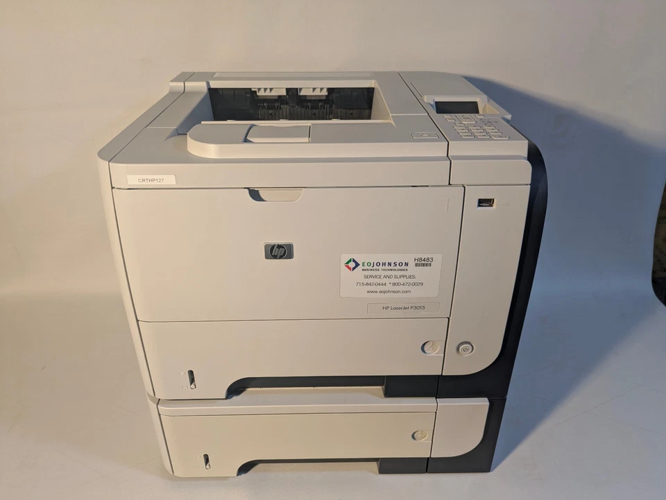 HP LaserJet P3015 42ppm Monochrome Laser Printer Low Pages + Extra Tray - Image 3 of 4