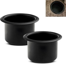2pcs Car Cup Holder Insert Recessed Drop In Metal Cup Drink Can Holder Large C