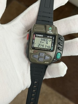 Rare Vintage Casio Super Cyber Cross JG-100 Men's Digital Game