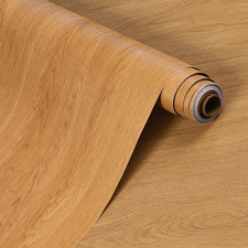Brown Wood Contact Paper Peel and Stick Wood Grain Wallpaper Self Adhesive Water