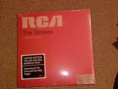 The Strokes - Comedown Machine LIMITED YELLOW & RED MARBLED VINYL LP NEU (2023)