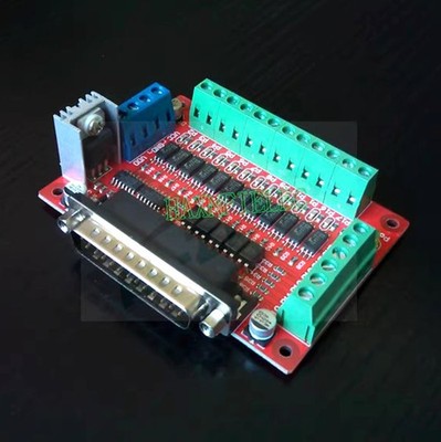 CNC Parallel Port High Speed Interface Board Card Photoelectric Isolation EMC2 