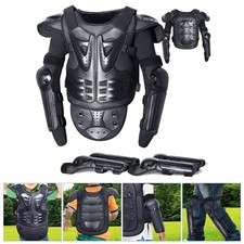Youth Teen Motocross Riding Protector Gear Knee Elbow Arm Shoulder Protect Pad