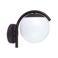 AußEnwandlampe Fassadenlampe Gartenleuchte Kugel HaustüRleuchte Weiß H 26 Cm