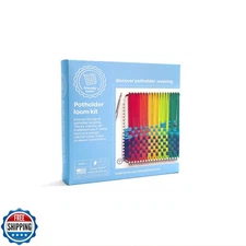 Friendly Loom 7” Traditional Potholder Weaving Kit | Sturdy Metal