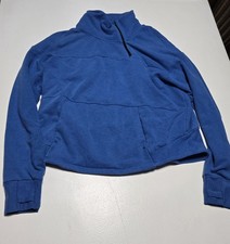 The North Face Womens Quarter-Zip Pullover Sweatshirt Streetwear Preppy Size XL