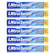 Colgate Ultra Brite Advanced Whitening Fluoride 6 count Pack of 1 , W