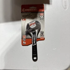 NEW IN PACK. Crescent ATWJ26VS Adjustable Wrench 6 In Extra Wide Jaw
