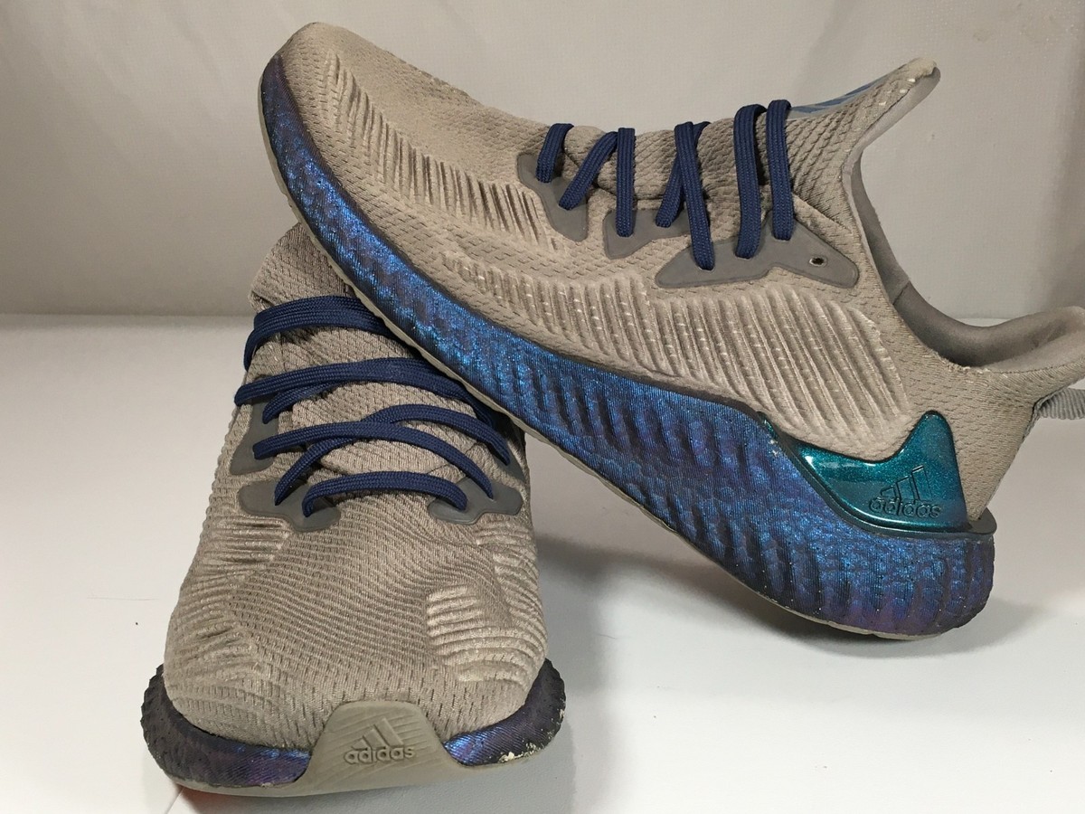 ALPHABOOST SHOES DOVE GREY / TECH INDIGO Sz 8 Amazon.com | adidas Alphaboost Mens Running Trainers  main image 2