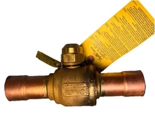 NOS APOLLO, 79-707-01 (RB13S) Refrigerant Full Port Ball Valve 1-5/8" OD Solder