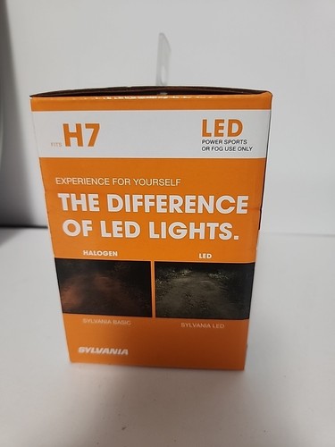 Sylvania H7 LED Powersport Headlight Bulbs for Off-Road Use or Fog Lights - 2 PC - Picture 3 of 4