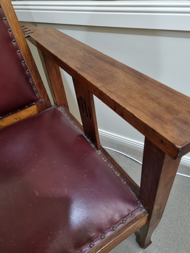 Vintage Morris Adjustable Reclining Chair - Picture 3 of 3