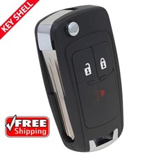 For 2012 2013 2014 2015 2016 Chevrolet Spark 3 Button Flip Fob Key Shell Case For 2012 2013 2014 2015 2016 Chevrolet Spark 3 Button Flip Fob Key Shell Case