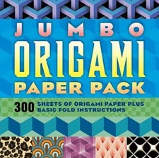 Jumbo Origami Paper Pack: 300 Sheets of Origami Paper Plus Basic Fold Instructio