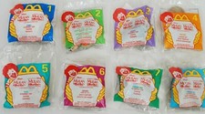 McDonald's Disney's 1999 Mulan Spinner Toys Set of 8 MIP