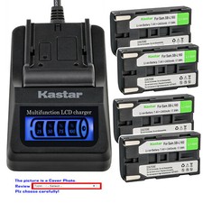 Kastar Battery LCD Quick Charger for Samsung SB-L160  Samsung SC-L907 Camcorder