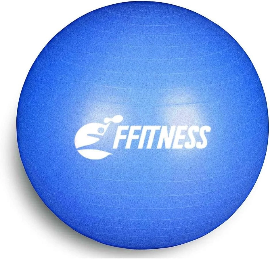 flintronic Palla da ginnastica piccola da pilates, 25 cm, morbida palla da yoga, con cannuccia gonfiabile, per yoga, pilates, equilibrio, fisioterapia, stretching e fitness