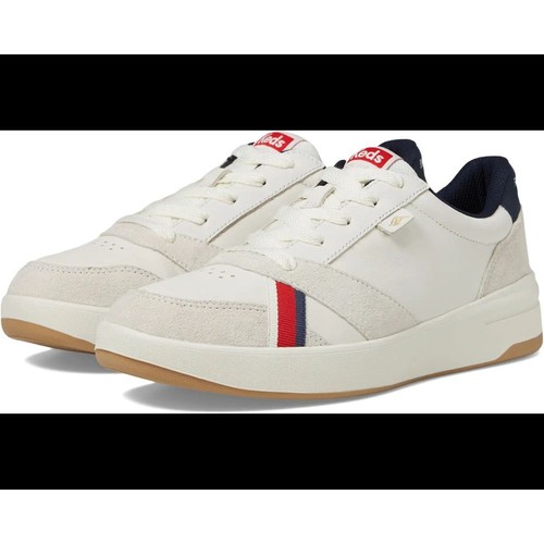 NEW Keds X Recreational Habits The Court sneakers. White lace up. Sz 10M