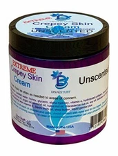 Extreme Crepey Skin Body & Face Cream W/ Hyaluronic Acid,Alpha Hydroxy,Unscented