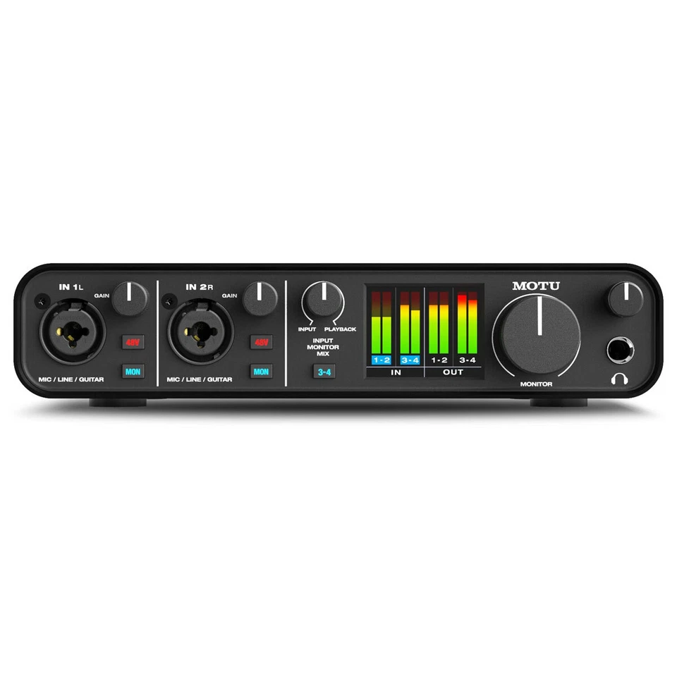 MOTU M4 Audio Interface + Kopfhörer - Bild 4 von 4