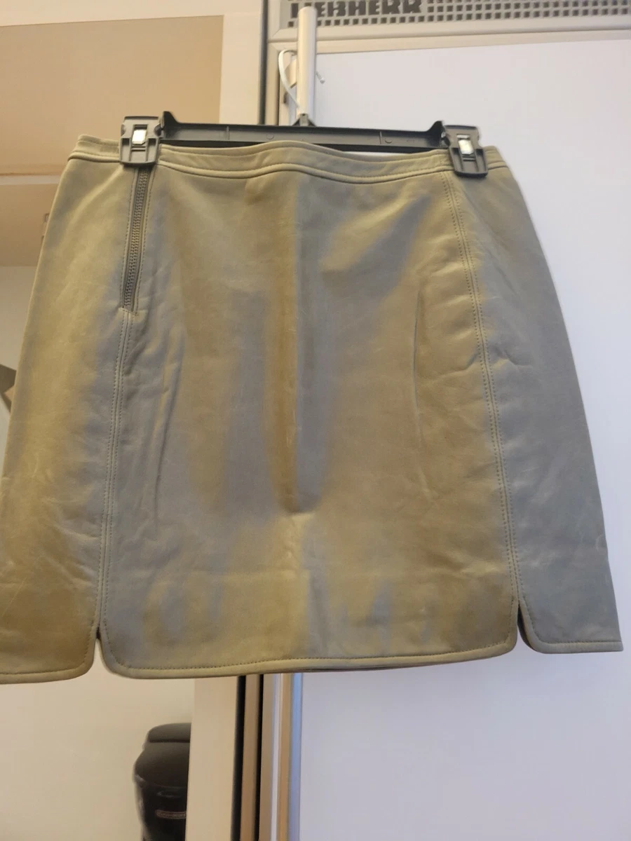 Rebecca Minkoff Genuine Leather Skirt New Sz 2 eBay